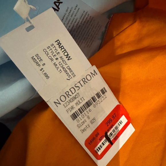 NWT Partow Colorblock Long Sleeve Dress - Picture 4 of 4